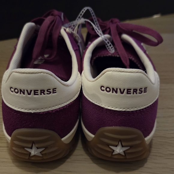 Converse Run Star Trainer Unisex Pink Purple and White Sneakers - Picture 7 of 11